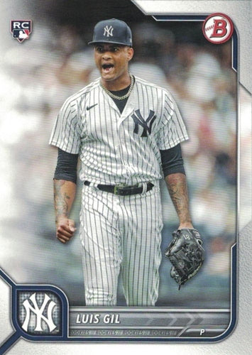 #72 Luis Gil - New York Yankees - 2022 Bowman Baseball