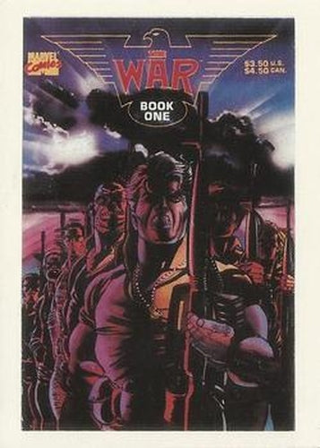 #72 The War - 1991 Comic Images Marvel Comics First Covers II