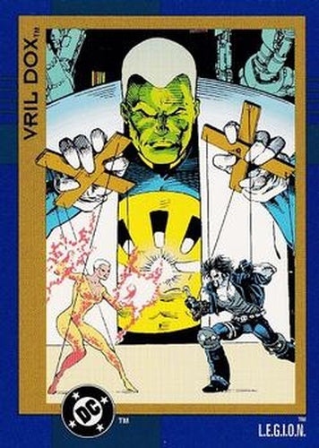 #72 Vril Dox - 1993 SkyBox DC Cosmic Teams