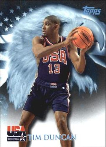 #72 Tim Duncan - USA - 2000 Topps Team USA Basketball