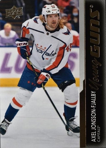#734 Axel Jonsson-Fjallby - Washington Capitals - 2021-22 Upper Deck Hockey