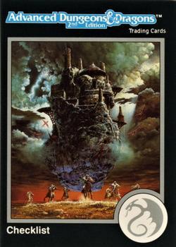#735 Checklist 16 - 618-657 - 1991 TSR Advanced Dungeons & Dragons - Silver