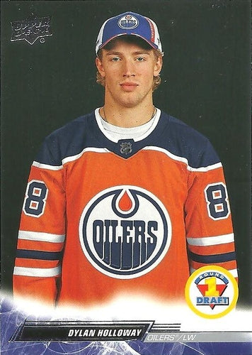 #736 Dylan Holloway - Edmonton Oilers - 2022-23 Upper Deck Hockey