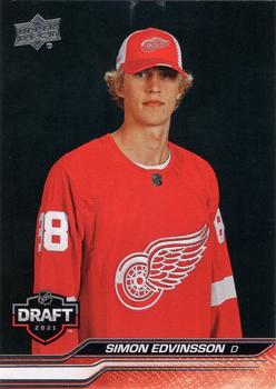 #738 Simon Edvinsson - Detroit Red Wings - 2023-24 Upper Deck Hockey