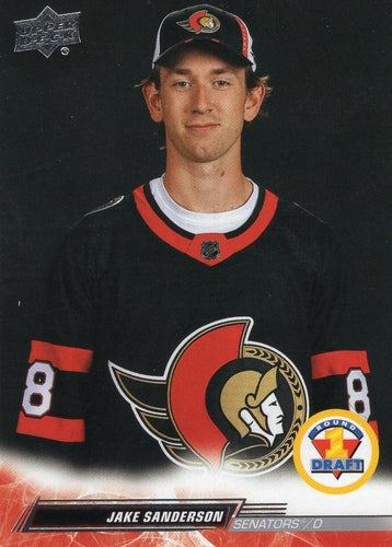#739 Jake Sanderson - Ottawa Senators - 2022-23 Upper Deck Hockey
