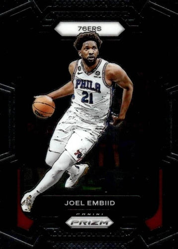 #73 Joel Embiid - Philadelphia 76ers - 2023-24 Panini Prizm Basketball