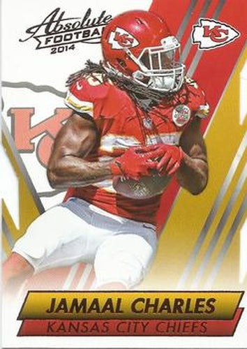 #73 Jamaal Charles - Kansas City Chiefs - 2014 Panini Absolute - Red Football