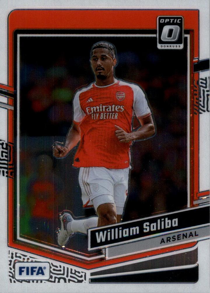 #73 William Saliba - Arsenal FC - 2023-24 Donruss - Optic Soccer