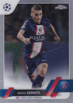 #73 Marco Verratti - Paris Saint-Germain - 2022-23 Topps Chrome UEFA Club Competitions Soccer