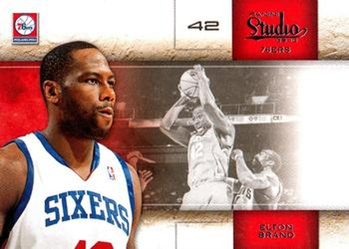 #73 Elton Brand - Philadelphia 76ers - 2009-10 Panini Studio Basketball
