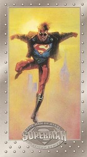 #73 Superboy! - 1994 SkyBox Superman Man of Steel Platinum Series