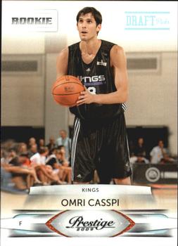 #223 Omri Casspi - Sacramento Kings - 2009-10 Panini Prestige - Draft Picks Light Blue Basketball