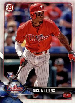 #73 Nick Williams - Philadelphia Phillies - 2018 Bowman Baseball