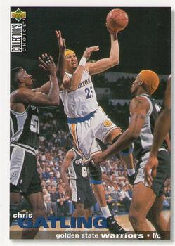 #73 Chris Gatling - Golden State Warriors - 1995-96 Collector's Choice Basketball