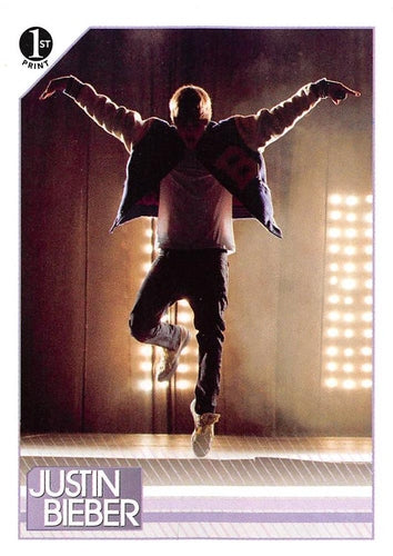 #73 As Justin shot this promo for the 2010 MTV Vid - 2010 Panini Justin Bieber