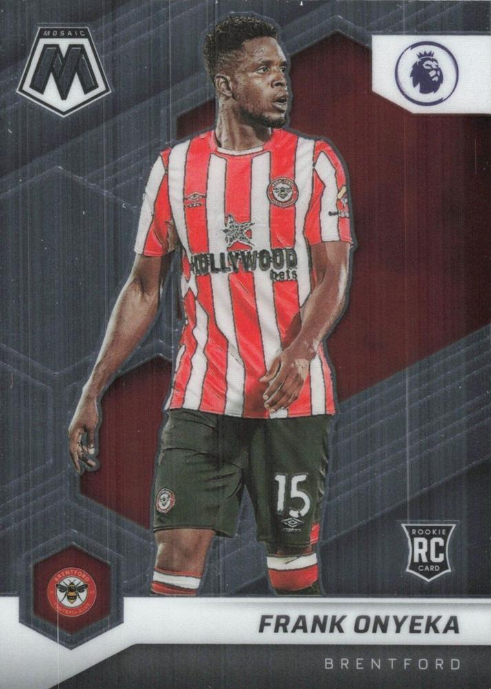 #73 Frank Onyeka - Brentford - 2021-22 Panini Mosaic Premier League Soccer