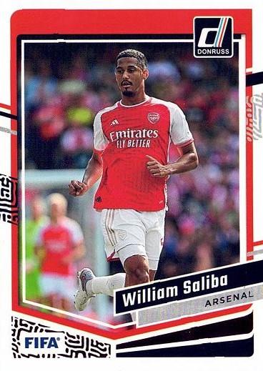 #73 William Saliba - Arsenal FC - 2023-24 Donruss Soccer