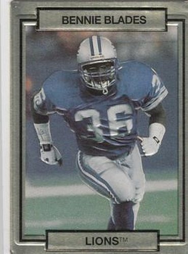 #73 Bennie Blades - Detroit Lions - 1990 Action Packed Football