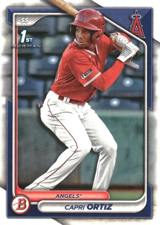 #BP-73 Capri Ortiz - Los Angeles Angels - 2024 Bowman - Prospects Baseball