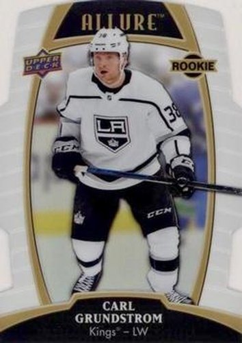 #73 Carl Grundstrom - Los Angeles Kings - 2019-20 Upper Deck Allure - White Rainbow Hockey