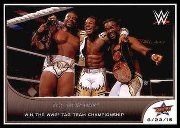 #73 The New Day - 2016 Topps WWE Road to Wrestlemania Wrestling
