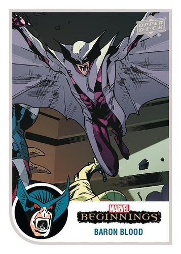 #73 Baron Blood - 2022 Upper Deck Marvel Beginnings