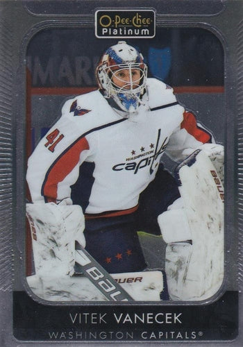 #73 Vitek Vanecek - Washington Capitals - 2021-22 O-Pee-Chee Platinum Hockey
