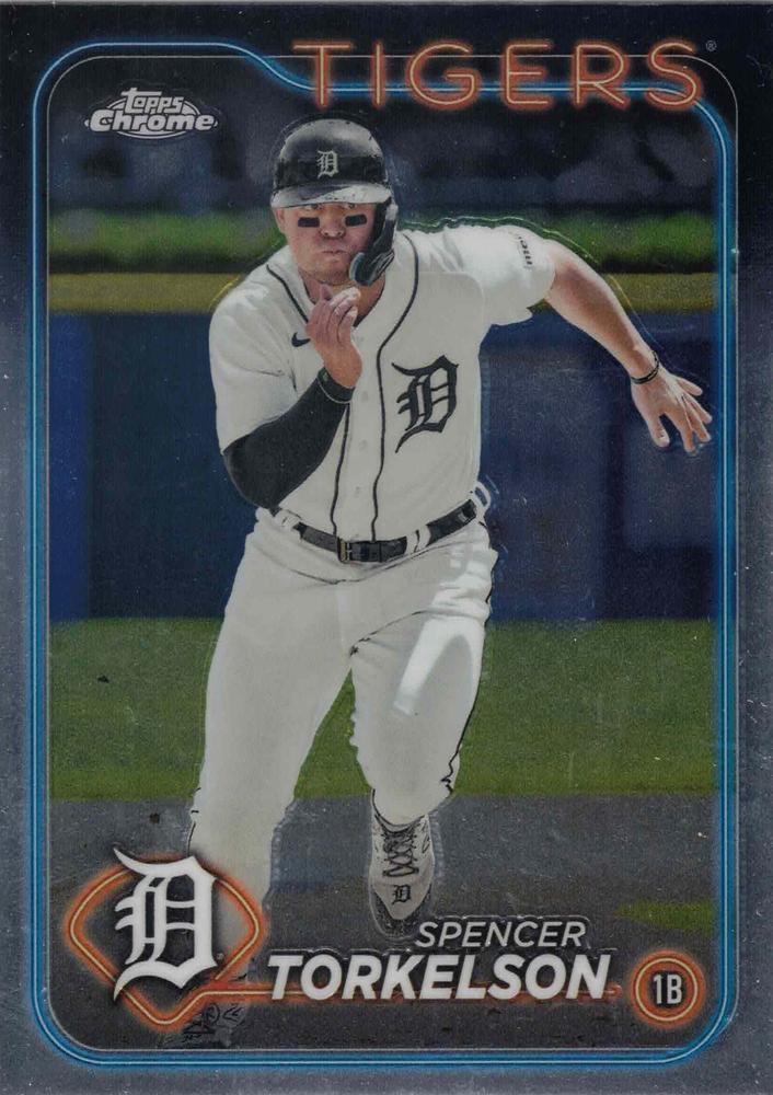 #73 Spencer Torkelson - Detroit Tigers - 2024 Topps Chrome Baseball