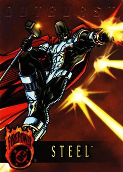 #16 Steel - 1996 SkyBox DC Outburst: Firepower