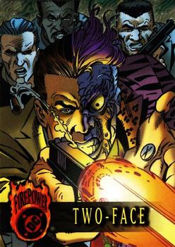 #38 Two-Face - 1996 SkyBox DC Outburst: Firepower
