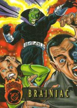 #54 Brainiac - 1996 SkyBox DC Outburst: Firepower