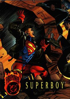 #56 Superboy - 1996 SkyBox DC Outburst: Firepower
