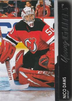 #748 Nico Daws - New Jersey Devils - 2021-22 Upper Deck Hockey