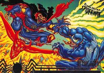 #102 Venom vs. Demogoblin - 1995 Fleer Ultra Spider-Man