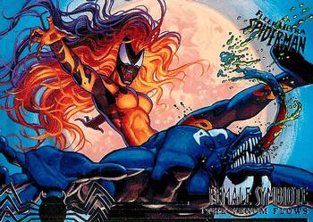 #103 Venom vs. Female Symbiote - 1995 Fleer Ultra Spider-Man