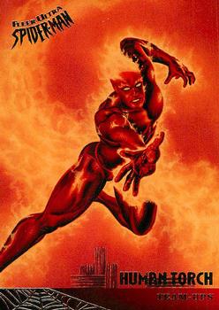 #120 Human Torch - 1995 Fleer Ultra Spider-Man