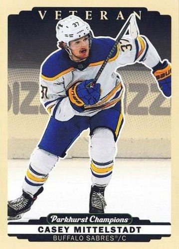 #74 Casey Mittelstadt - Buffalo Sabres - 2022-23 Parkhurst Champions Hockey