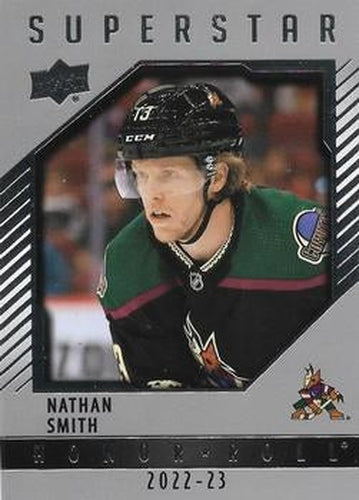 #HR74 Nathan Smith - Arizona Coyotes - 2022-23 Upper Deck - Honor Roll Hockey