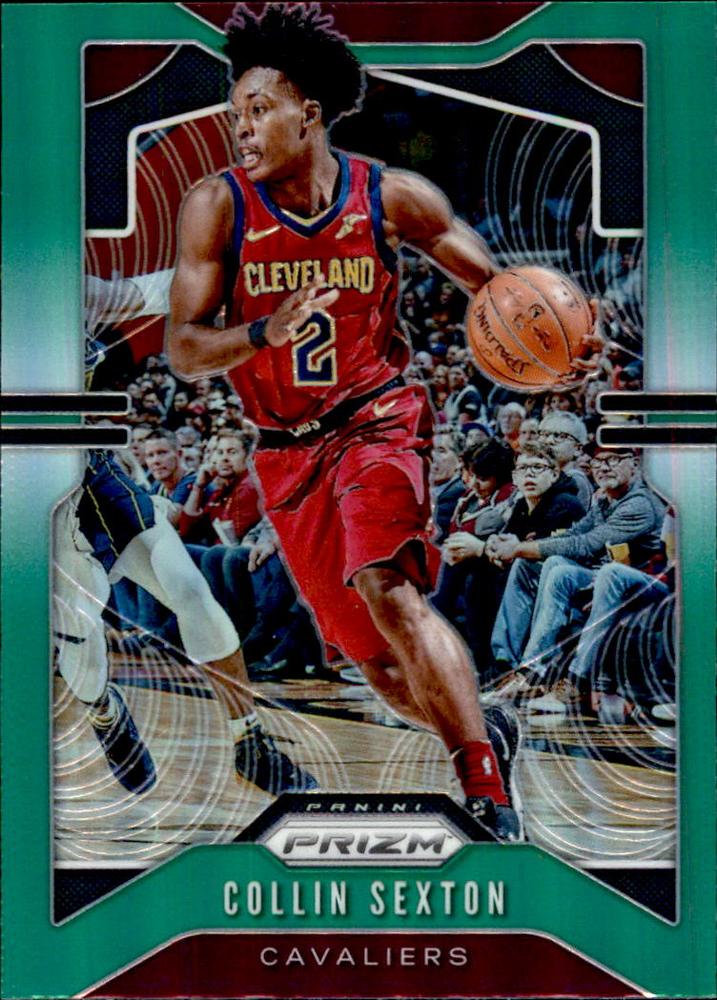 #74 Collin Sexton - Cleveland Cavaliers - 2019-20 Panini Prizm - Prizms Green Basketball