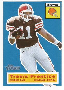 #74 Travis Prentice - Cleveland Browns - 2001 Topps Heritage Football