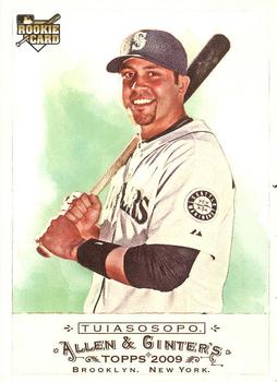 #74 Matt Tuiasosopo - Seattle Mariners - 2009 Topps Allen & Ginter Baseball