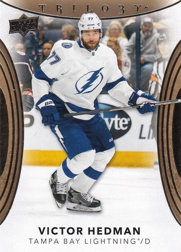#74 Victor Hedman - Tampa Bay Lightning - 2022-23 Upper Deck Trilogy Hockey