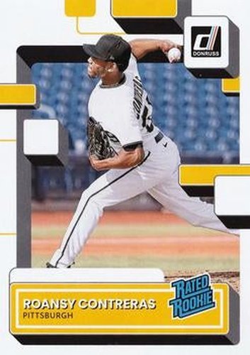 #74 Roansy Contreras - Pittsburgh Pirates - 2022 Donruss Baseball