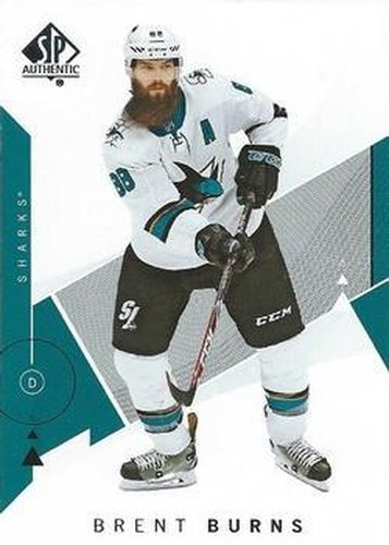 #74 Brent Burns - San Jose Sharks - 2018-19 SP Authentic Hockey