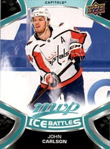 #74 John Carlson - Washington Capitals - 2021-22 Upper Deck MVP - Ice Battles Hockey