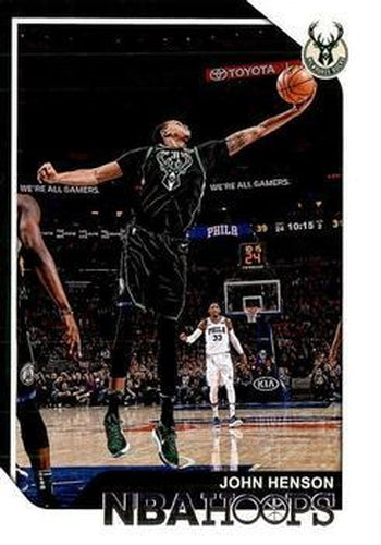 #74 John Henson - Milwaukee Bucks - 2018-19 Hoops Basketball