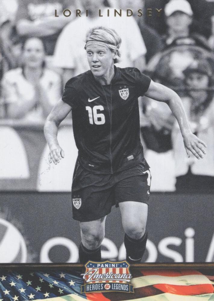 #74 Lori Lindsey - 2012 Panini Americana Heroes & Legends