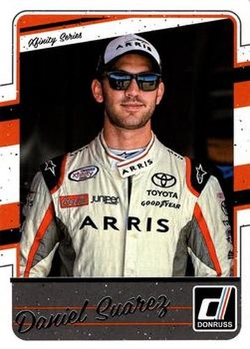 #74 Daniel Suarez - Joe Gibbs Racing - 2017 Donruss Racing
