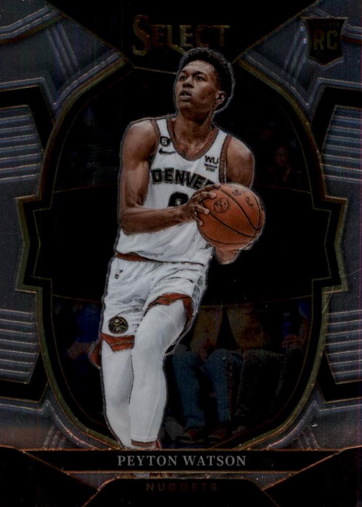 #74 Peyton Watson - Denver Nuggets - 2022-23 Panini Select Basketball