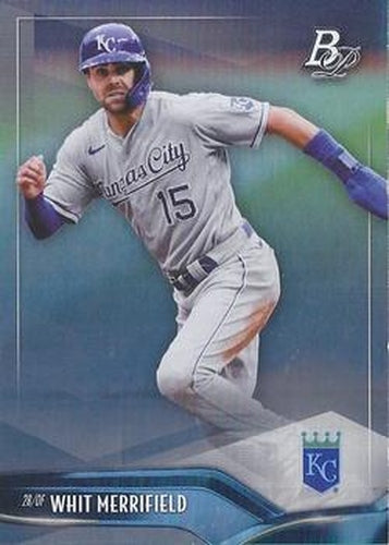 #74 Whit Merrifield - Kansas City Royals - 2021 Bowman Platinum Baseball